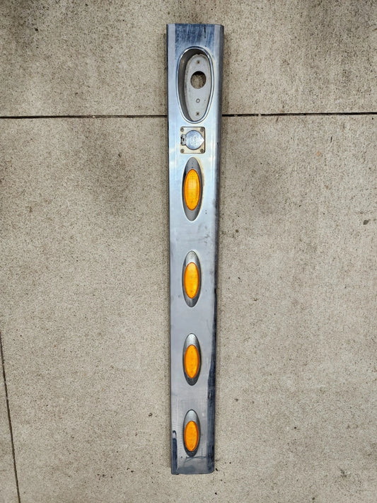 2015 International Lonestar Turn Signal Light Base Left Side Chrome 3612130C3