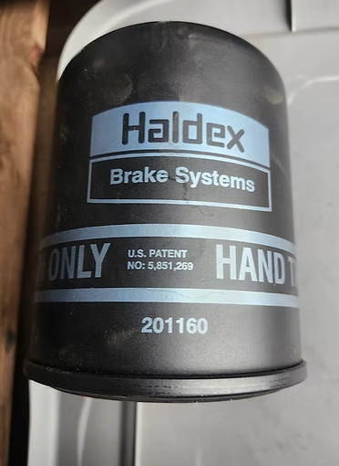 HALDEX AIR BRAKE DRYER PART NUMBER 201160