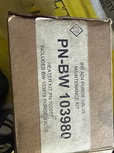bw ad4 purge valve pn-bw 103980