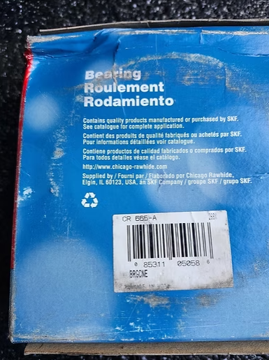 CR 655-A SKF New Bearing