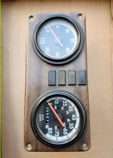 OEM 1995 Freightliner FLD 120 Instrument Cluster A22-38915-000 A22-38898-000