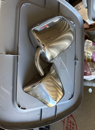 1985-1995 Chevrolet vsGMC Van G10 G20 G30 Left Mirror Small Chip