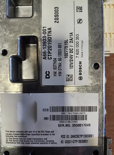 FREIGHTLINER CASCADIA PERFORMANCE MONITOR MODULE A66-13933-001