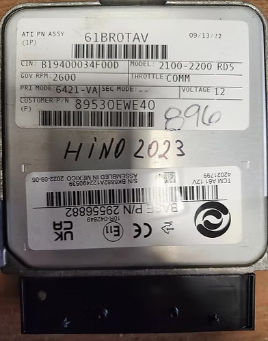 2023 Hino L6 Allison TCM 29556882