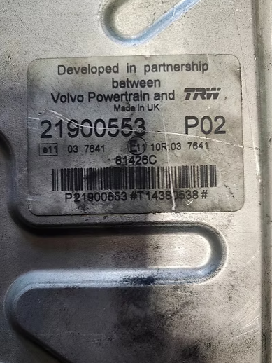 Volvo Engine Controle Module 21900553 P02