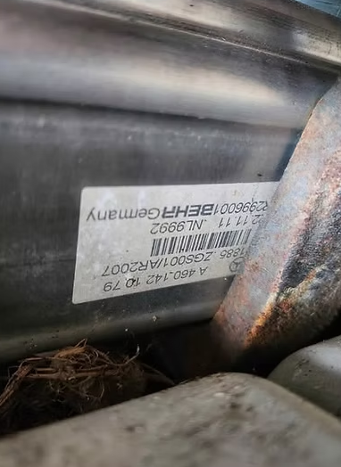 EGR Cooler Mercedes MBE4000 A4601421079