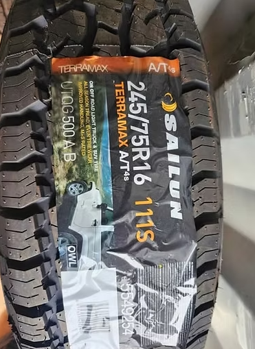 4 New Tires Sailun Terramax AT 4SFET SAIL-5549254 245/75R16 111S