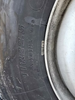 Two tires 2023 Bridgestone M726 ELA11R22.5 144/142L with rims set of 2