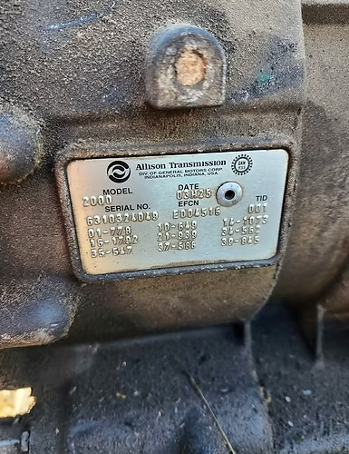 Transmission Allison 2000