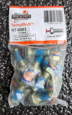 HIGH TEMP INDICATING BOLT RT0003 - 12 PACK
