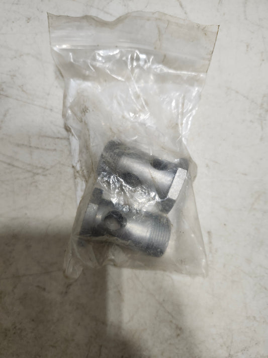2 NEW Volvo 191620 Hydraulic Fittings / Hollow Screws
