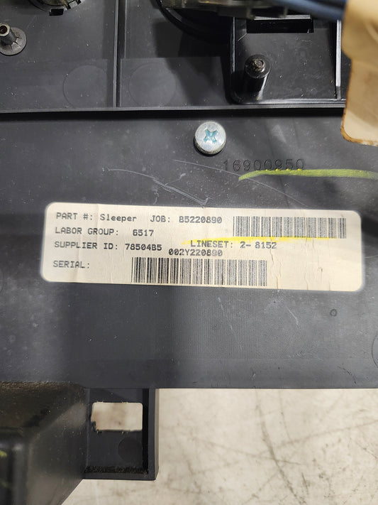 2015 International Prostar Sleeper Control Panel OEM