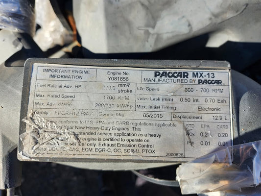 Engines Paccar MX-13