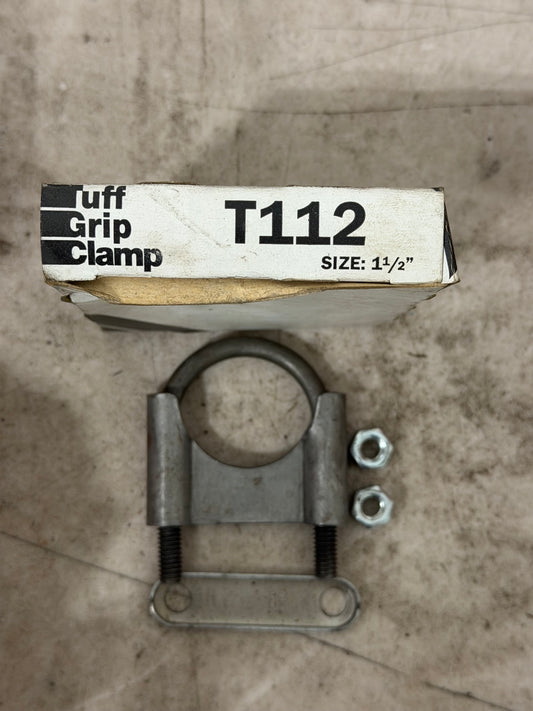 TUFF GRIP  1-1/2 Inch Muffler  Clamp T112, Nos