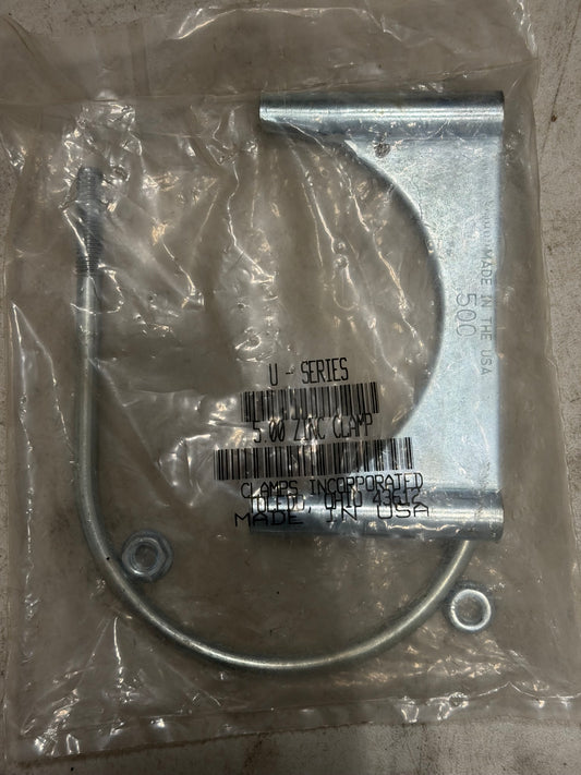 Plain Clamp U-Series 5.00" Clamps Incorporated