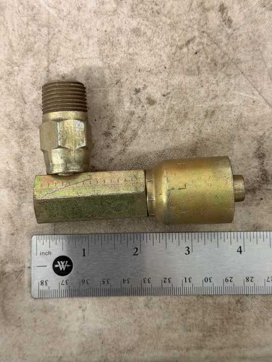 Parker Crimp Style Hydraulic Hose Fitting 43 Series 11L43-8-8 Genuine OEM