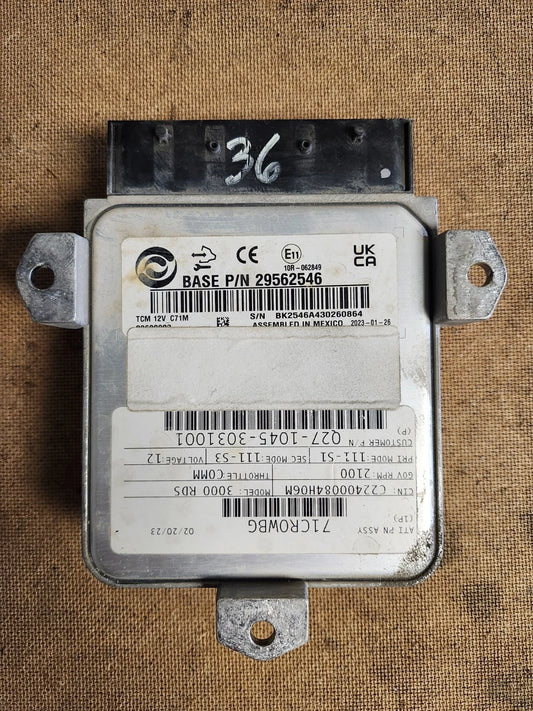 2024 KENWORTH T480 PX-9 69K ALLISON TRANSMISSION CONTROL MODULE (TCM) 29562546