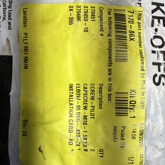 Chelsea 7170-86X 280 2/4 Bolt PTO Mounting Stud Kit