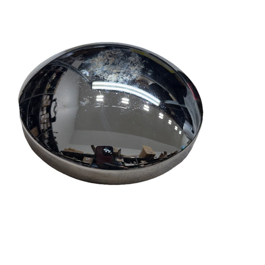 Semi Truck Chrome Steel Rear Dome Style Hub Cap Fits 8.5" axle dia - 8"
