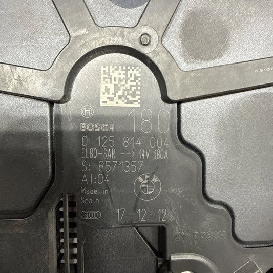 Alternator 12V/180A BMW 1 (F20) M 140 i 0125814004