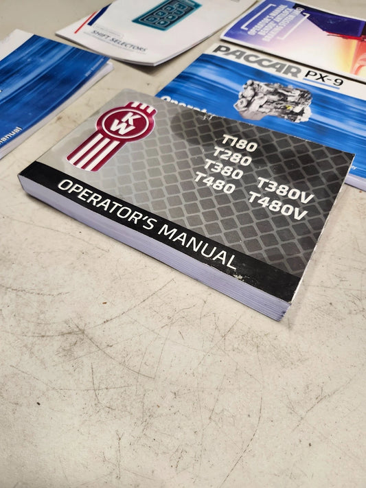 Operator Manual 2024 Kenworth T480 Truck Driver Owner's Manual Books Paccar PX-9