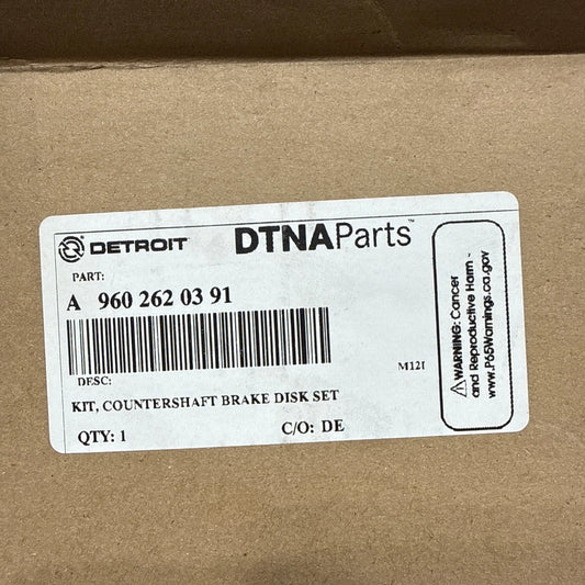 FREIGHTLINER COUNTERSHAFT BRAKE DISK SET A9602620191