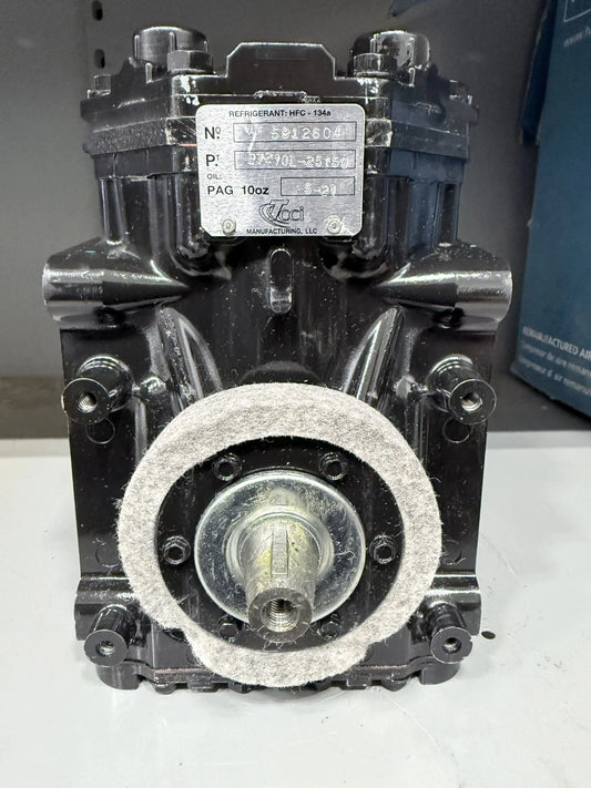 LC2100 Paccar OEM A/C Compressor No Clutch | Tube-O Fittings | Kenworth Peterbil