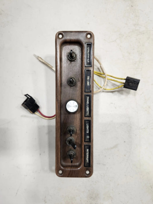 1995 Freightliner FLD Switch Panel 22-25266-4E Dimmer Module A06-21184 (32059)