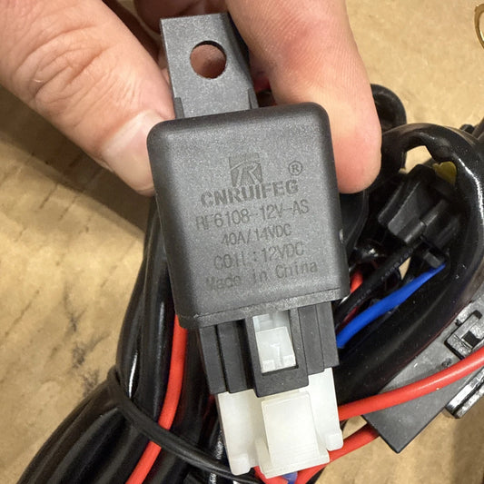 H8 H11 LED Fog Lights Wiring Harness Indicator Switch Relay Kits