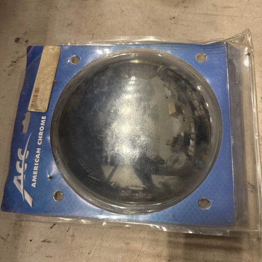 American Chrome Rear Hub Cap 16957 8 5/8" Diameter for extra long studs ACC16957