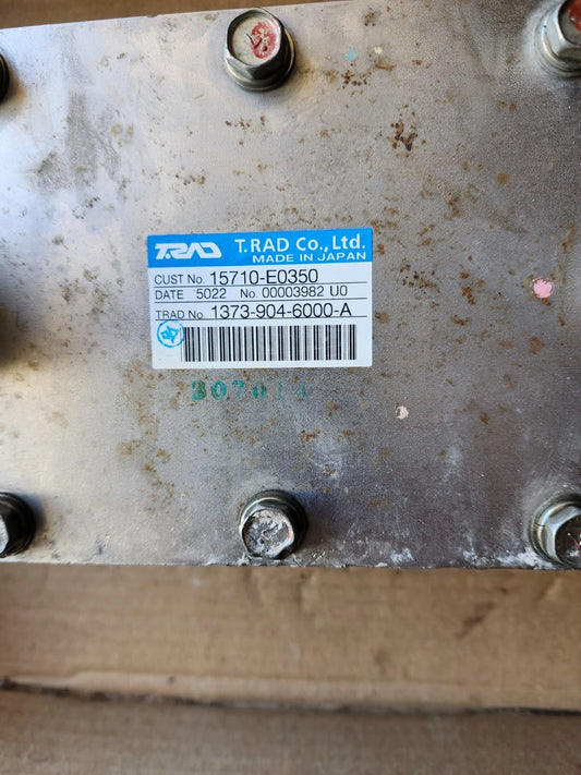 2023 Hino L6 30K MILES OIL RADIATOR COOLER OEM 15710-E0350