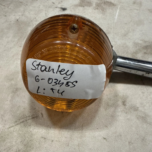 Honda Stanley 6 0345 1970s Amber SAE D67 Turn Signals Japan 2 3/4 " Shaft