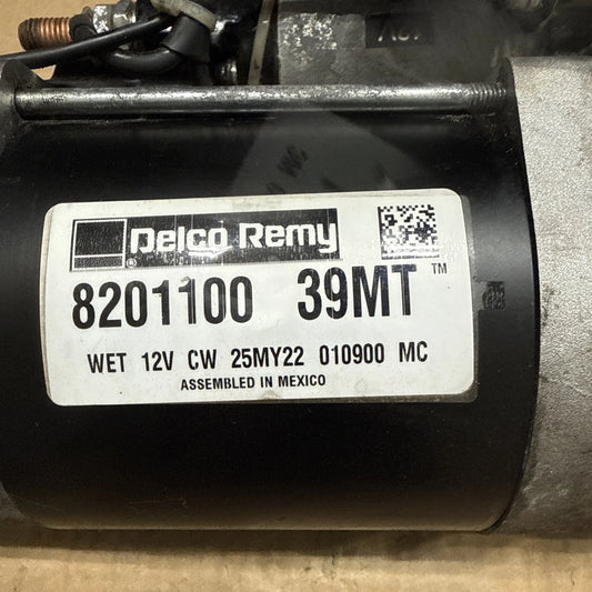 8201100 Genuine Delco Remy Starter Motor Model 39Mt 12V